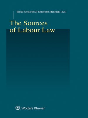cover image of The Sources of Labour Law